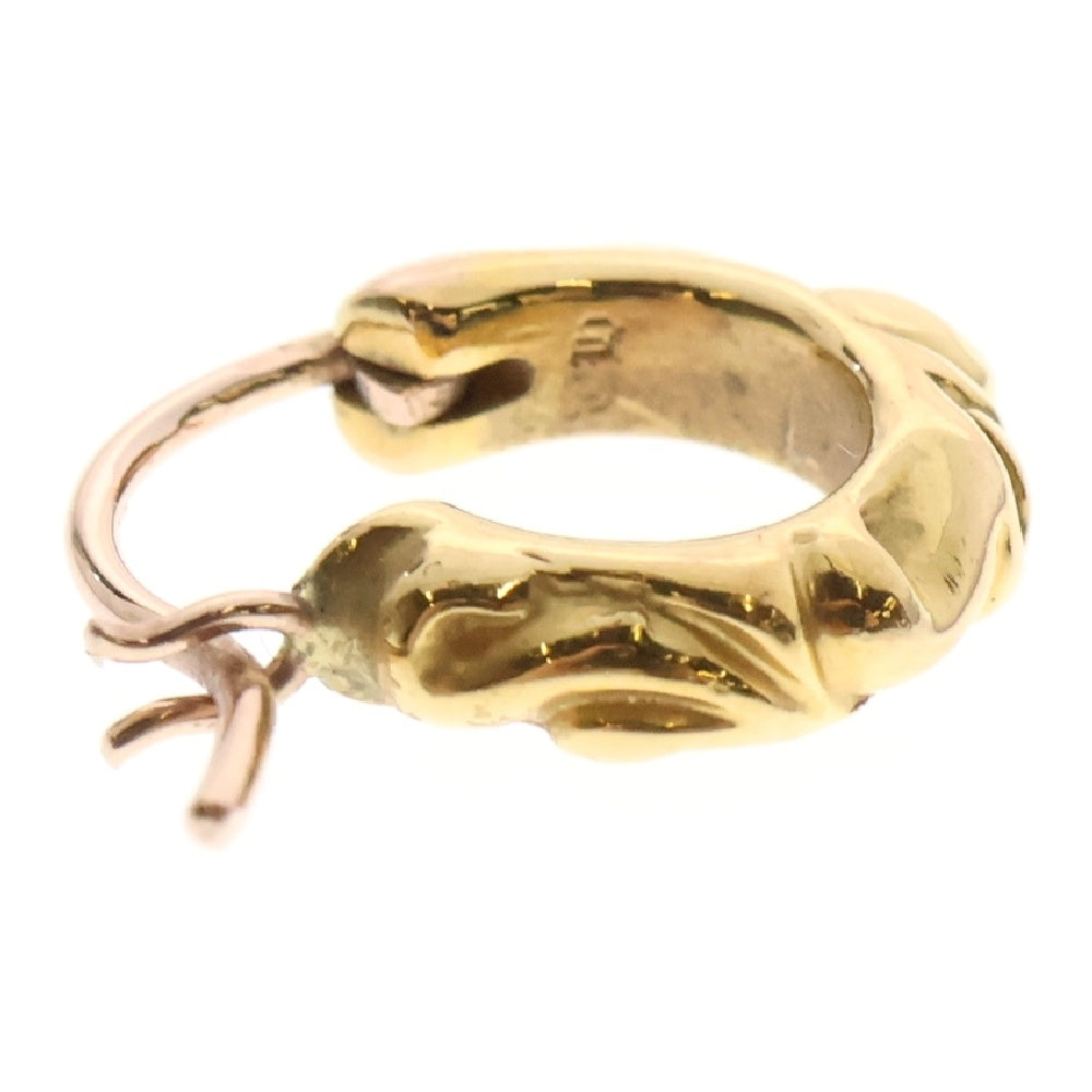 CHROME HEARTS(クロムハーツ) 22K HOOP SCROOL 1 22Kスクロールフープ ゴールドピアス