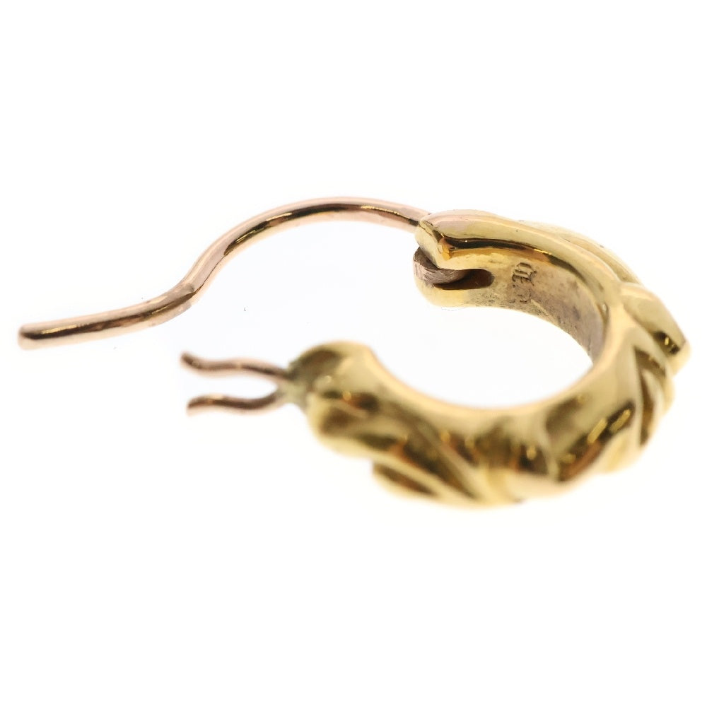 CHROME HEARTS(クロムハーツ) 22K HOOP SCROOL 1 22Kスクロールフープ ゴールドピアス