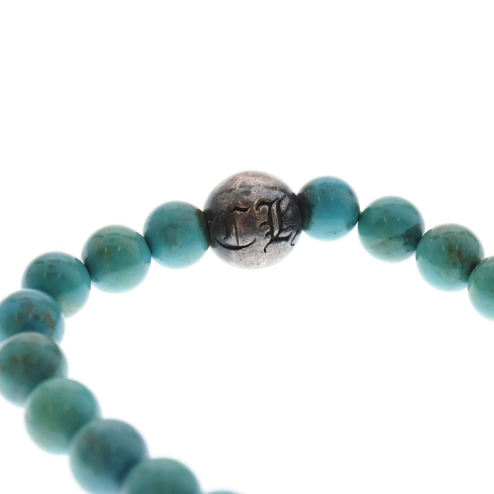 CHROME HEARTS(クロムハーツ) 8mm BEAD ビーズブレスレット シルバー/ターコイズ