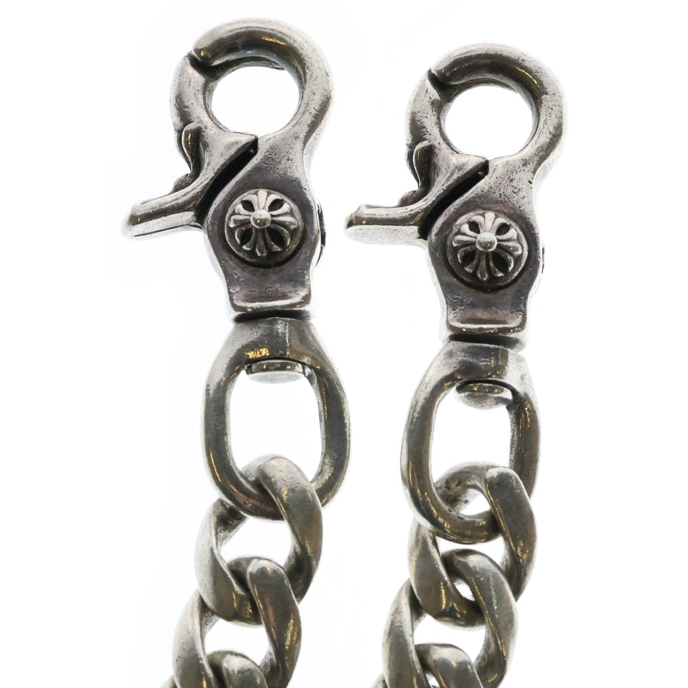 CHROME HEARTS(クロムハーツ) CLASSIC LONG-T/2クリップロングクラシック ウォレットチェーン シルバー BCA066
