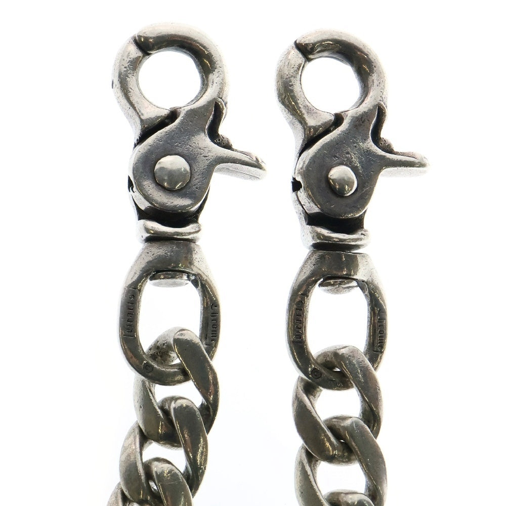 CHROME HEARTS(クロムハーツ) CLASSIC LONG-T/2クリップロングクラシック ウォレットチェーン シルバー BCA066