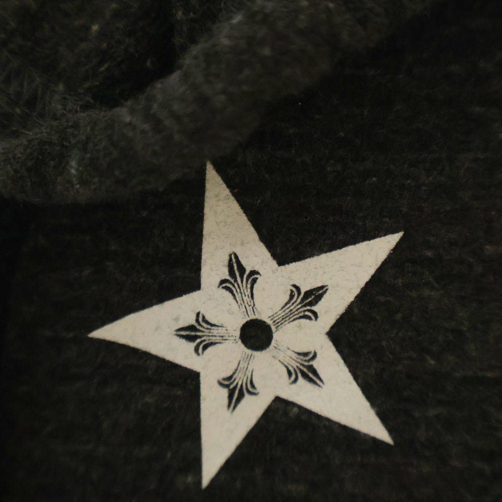 CHROME HEARTS(クロムハーツ) SWETSHRT STAR ZIP スター ジップパーカー グレー