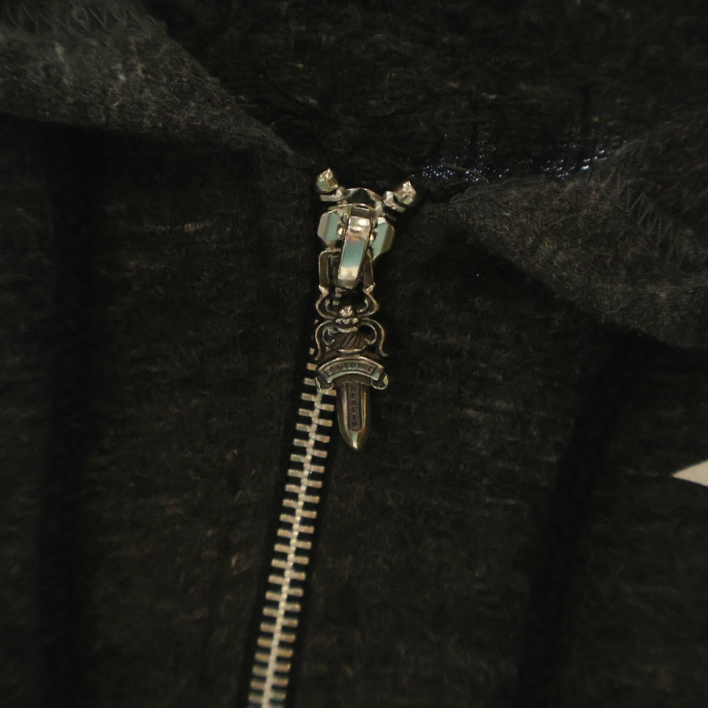 CHROME HEARTS(クロムハーツ) SWETSHRT STAR ZIP スター ジップパーカー グレー