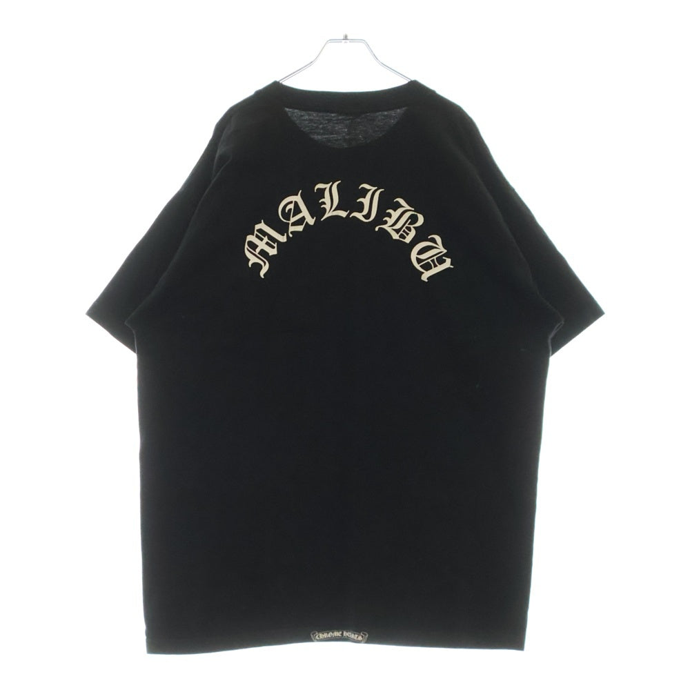 CHROME HEARTS(クロムハーツ) MALIBU T-SHIRT OLD マリブ限定バックロゴプリント 半袖Tシャツ ブラック