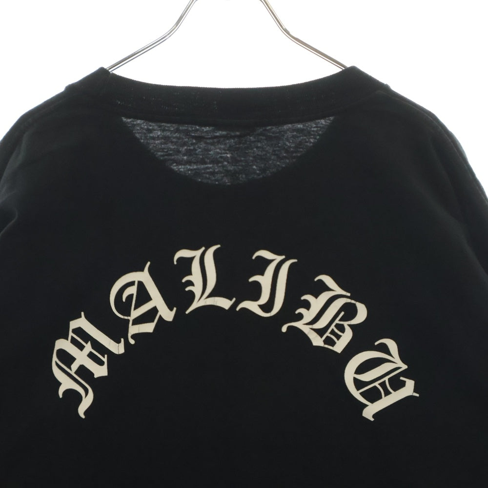 CHROME HEARTS(クロムハーツ) MALIBU T-SHIRT OLD マリブ限定バックロゴプリント 半袖Tシャツ ブラック