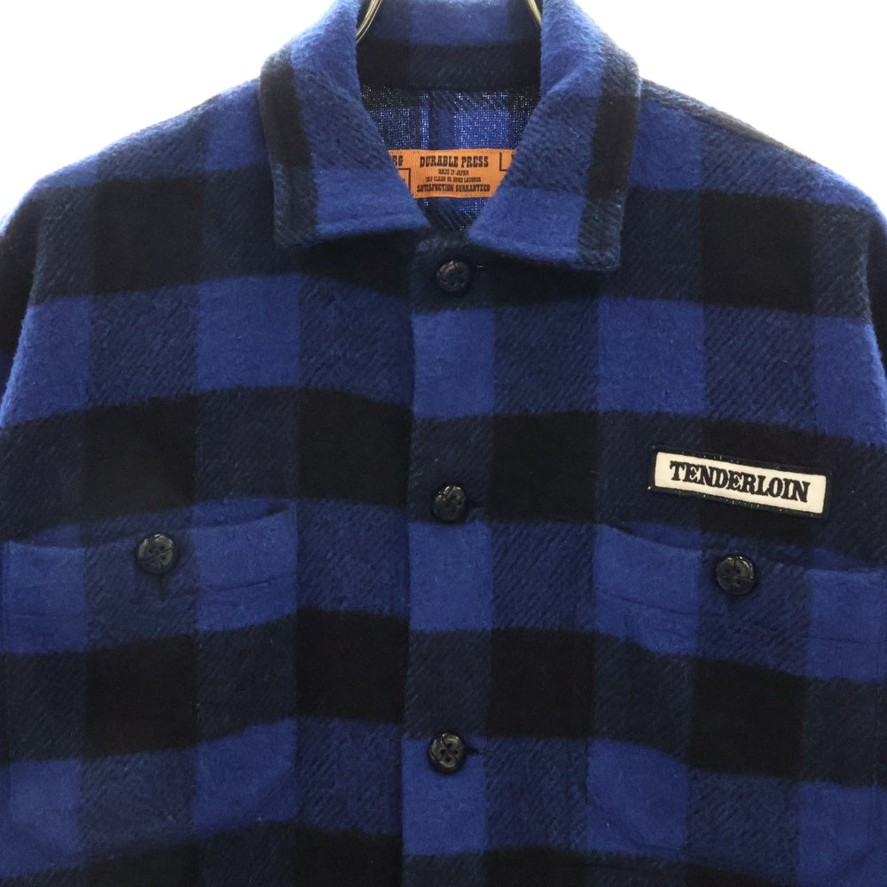 TENDERLOIN(テンダーロイン) T-BUFFALO JKT バッファローチェックジャケット ブルー/ブラック