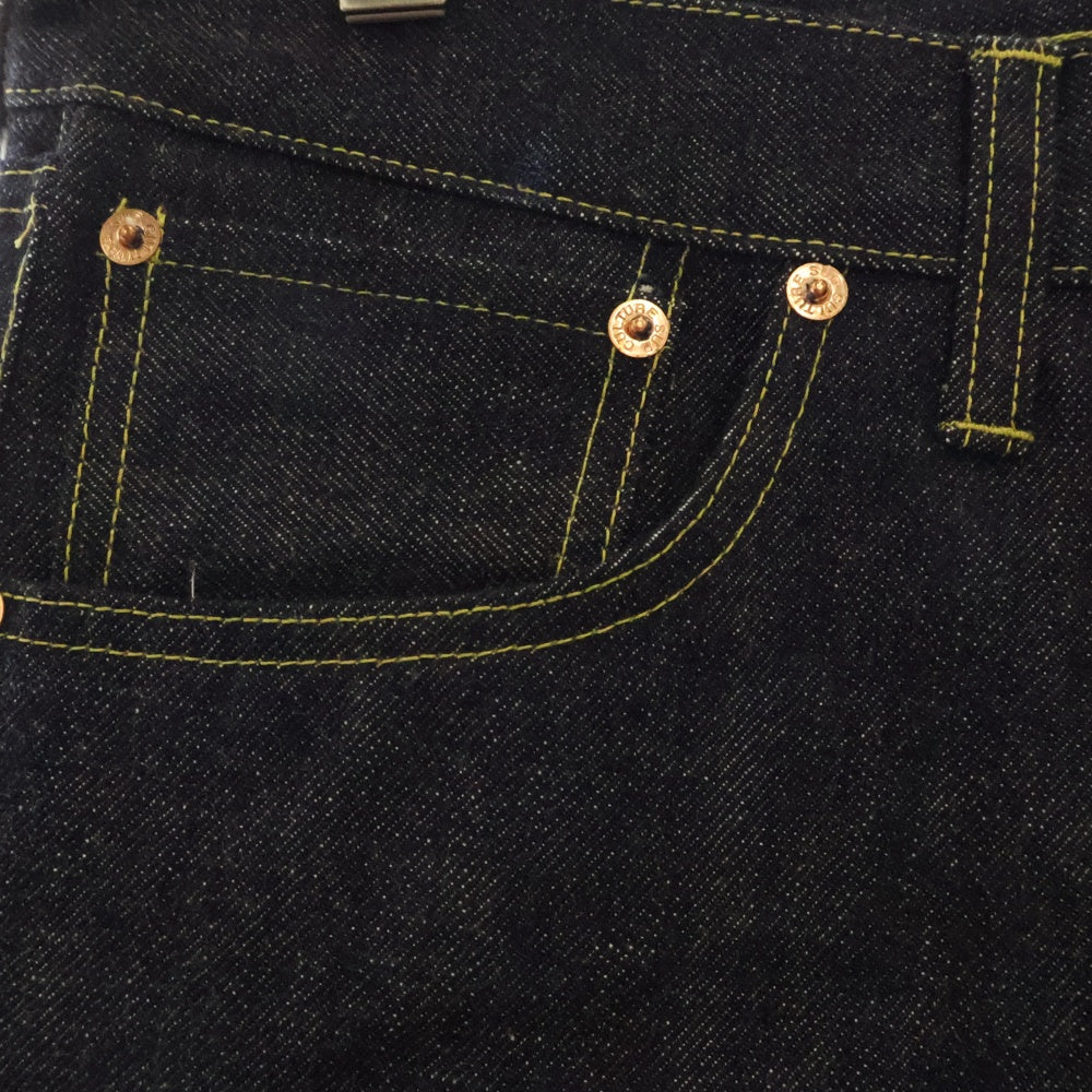 SUBCULTURE(サブカルチャー) 4701XX IRON DENIM PANTS SCPT-CL07 セルビッチ 銅ボタン インディゴデニムパンツ
