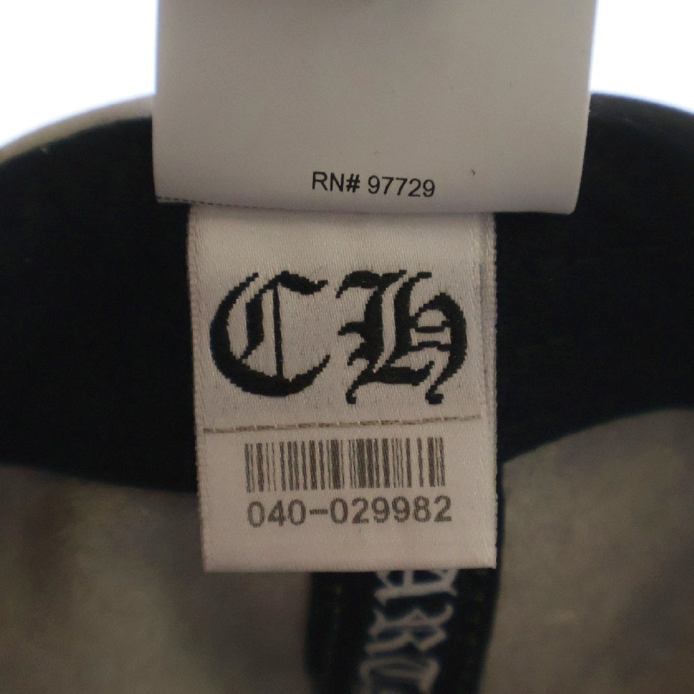CHROME HEARTS(クロムハーツ) STR CAMO LEATHER CAP スターパッチ カモ レザーキャップ 帽子 グレー/オレンジ