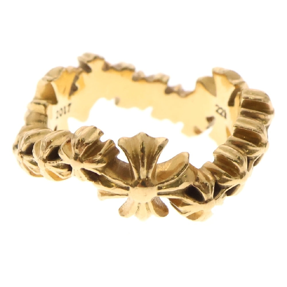 CHROME HEARTS(クロムハーツ) 22K PLUS WAVE プラスウェーブ リング ゴールド