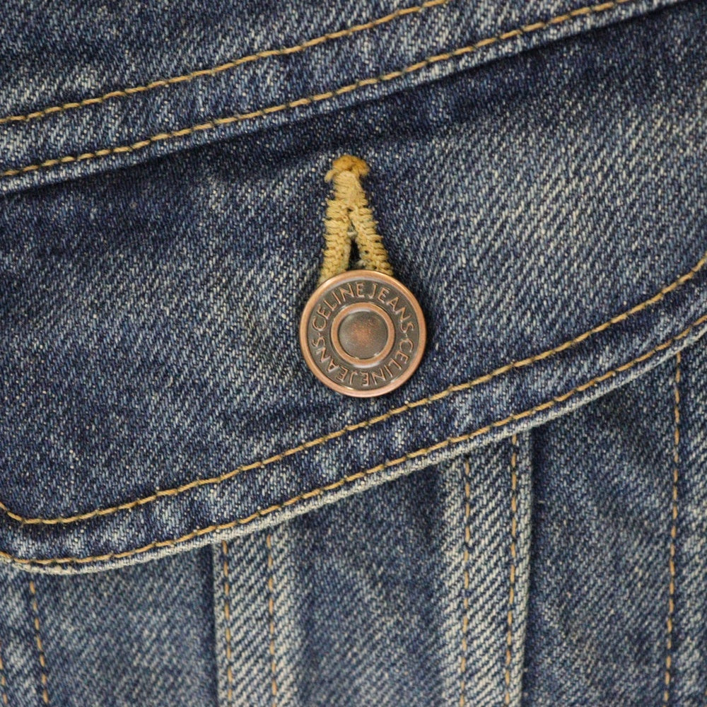 CELINE(セリーヌ) 23AW DENIM TRUCKER JACKET トラッカーデニムジャケット 2Q76807DU ブルー