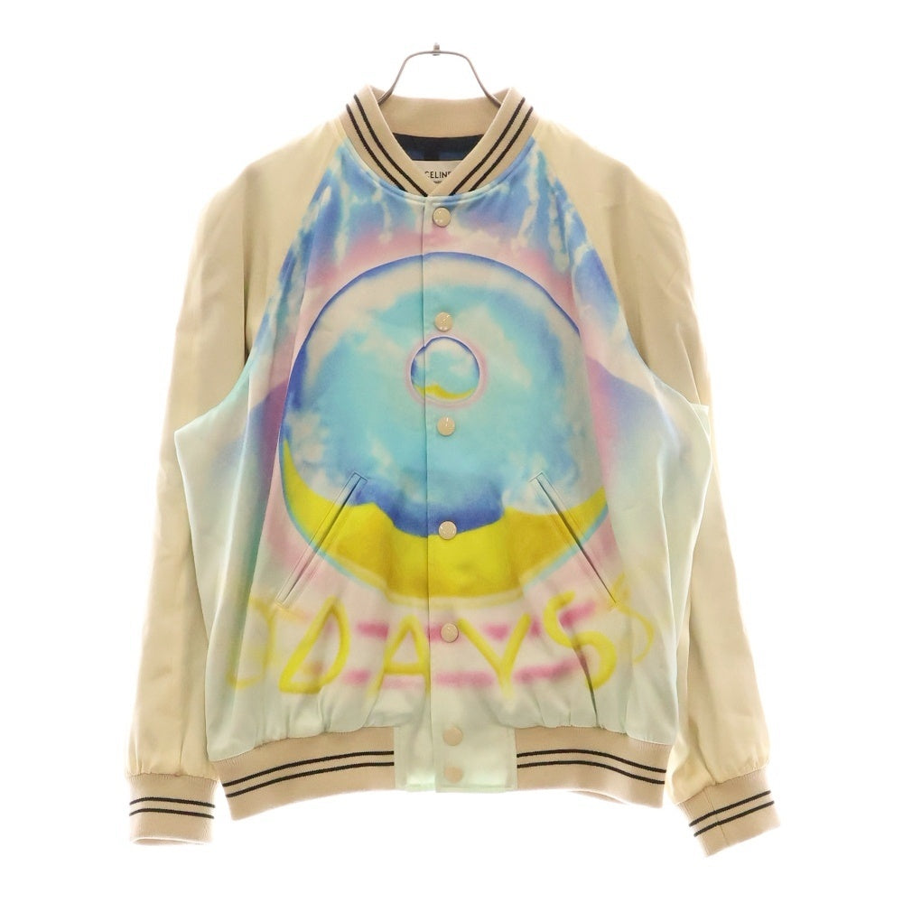 CELINE(セリーヌ) 22SS Teddy Jacket With Satin Artist Print サテンアーティストプリント テディジャケット 2V28H353Q マルチカラー