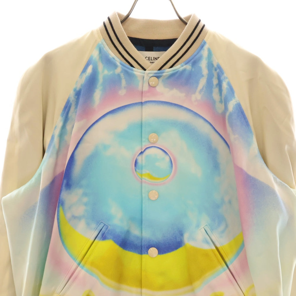 CELINE(セリーヌ) 22SS Teddy Jacket With Satin Artist Print サテンアーティストプリント テディジャケット 2V28H353Q マルチカラー