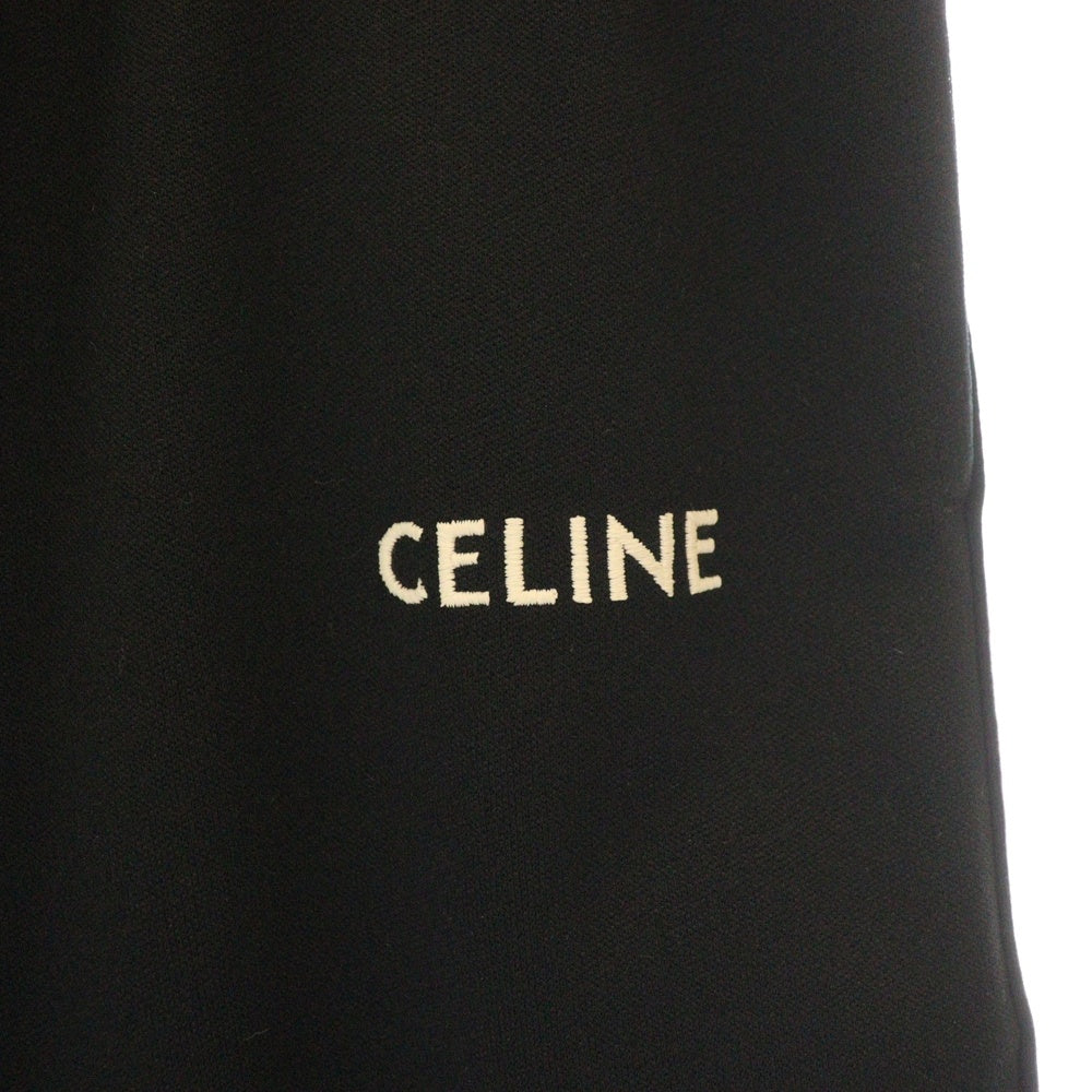 CELINE(セリーヌ) ロゴ刺繍サイドラインジャージートラックロングパンツ 2Z099121O