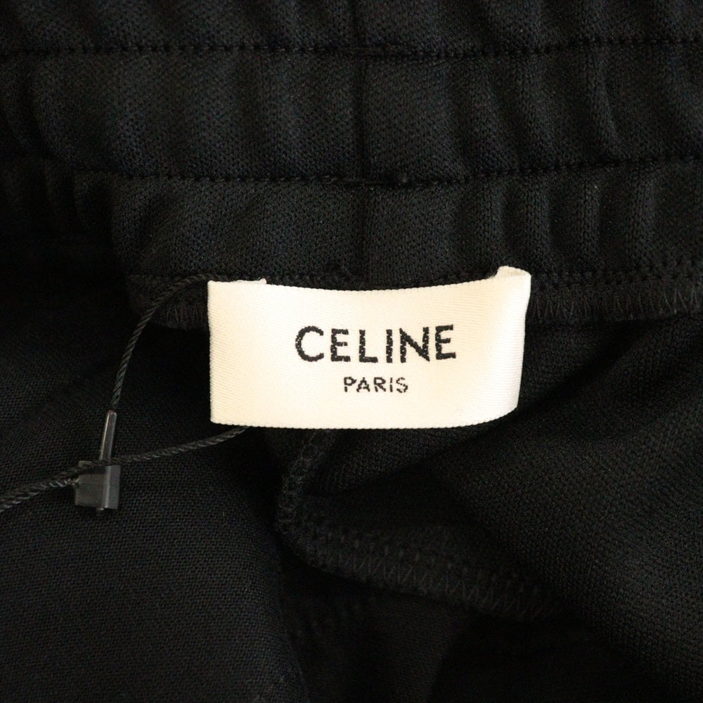 CELINE(セリーヌ) ロゴ刺繍サイドラインジャージートラックロングパンツ 2Z099121O