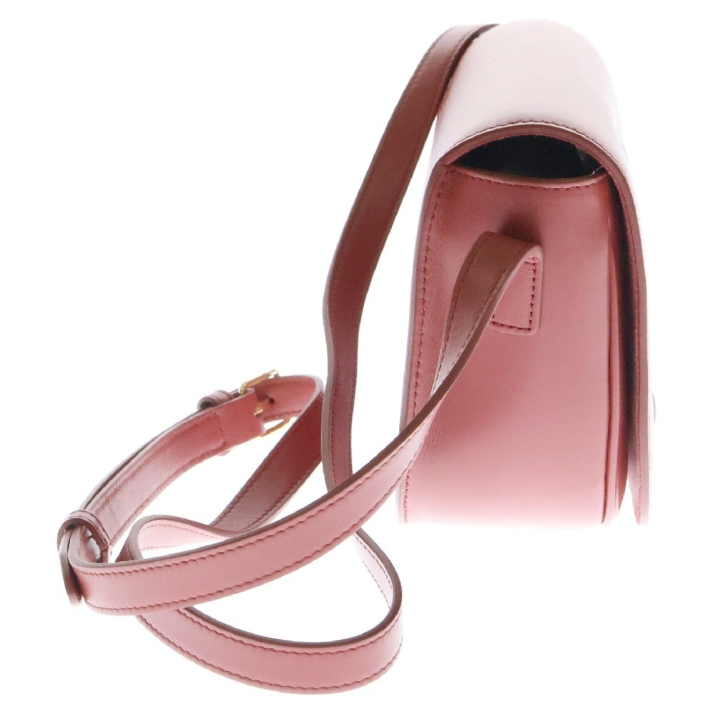 CELINE(セリーヌ) フォルコキュイル トリオンフ ピンク レディース カーフスキン ショルダーバッグ