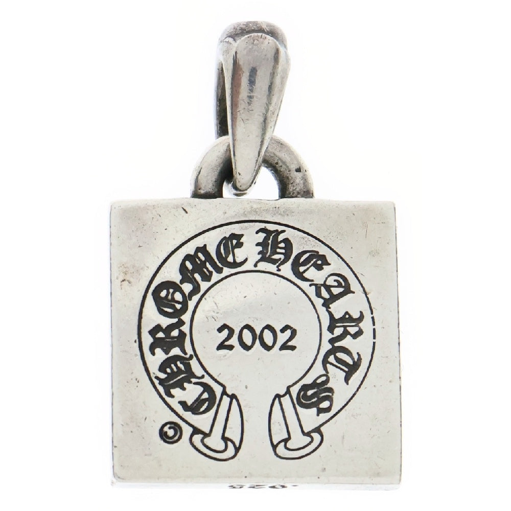 CHROME HEARTS(クロムハーツ) FRAMED LETTER BLOCK フレームドブロック Yアルファベット ネックレストップ シルバー
