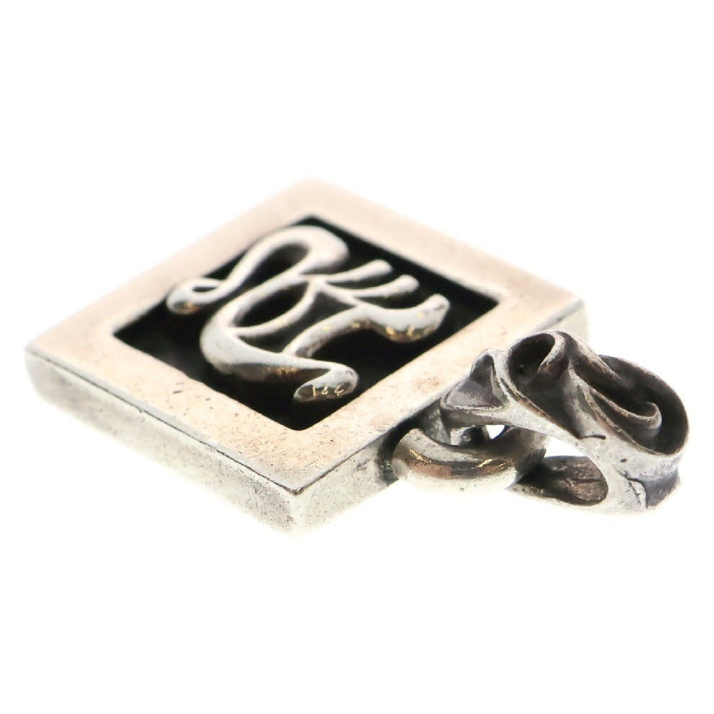CHROME HEARTS(クロムハーツ) FRAMED LETTER BLOCK フレームドブロック Yアルファベット ネックレストップ シルバー