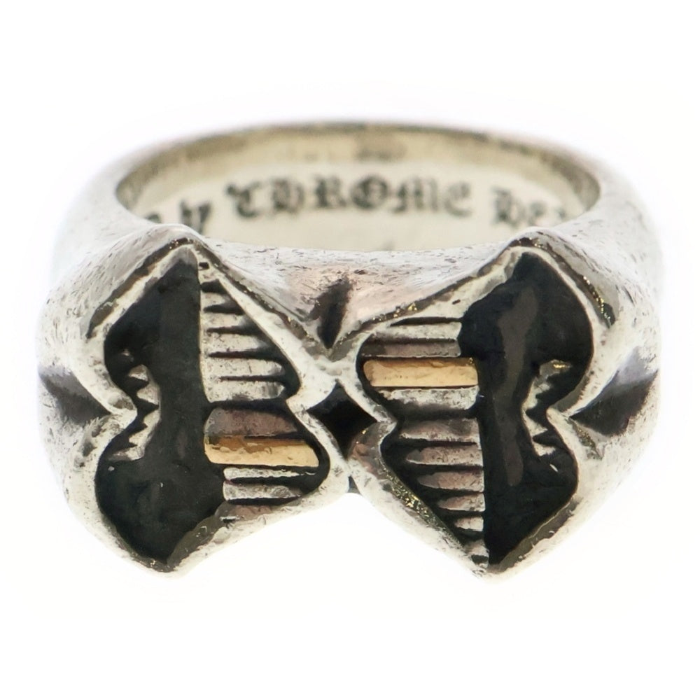 CHROME HEARTS(クロムハーツ) DOUBLE CHOMPER RING ダブルチョンパー リング シルバー