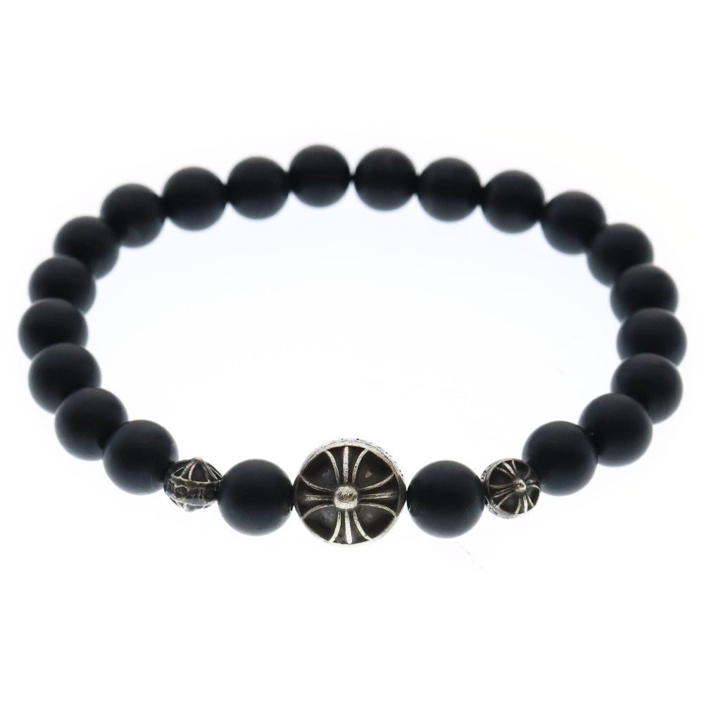 CHROME HEARTS(クロムハーツ) 8mm BEAD 8mmビーズブレス 8mmオニキスビーズブレスレット