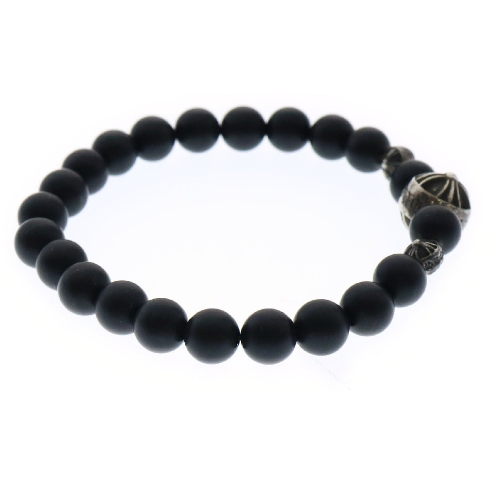 CHROME HEARTS(クロムハーツ) 8mm BEAD 8mmビーズブレス 8mmオニキスビーズブレスレット