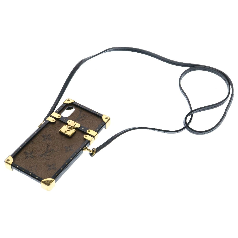 LOUIS VUITTON(ルイヴィトン) モノグラム アイ トランク iPhone X&XS アイフォンX フォリオ M62618 スマホケース ブラウン