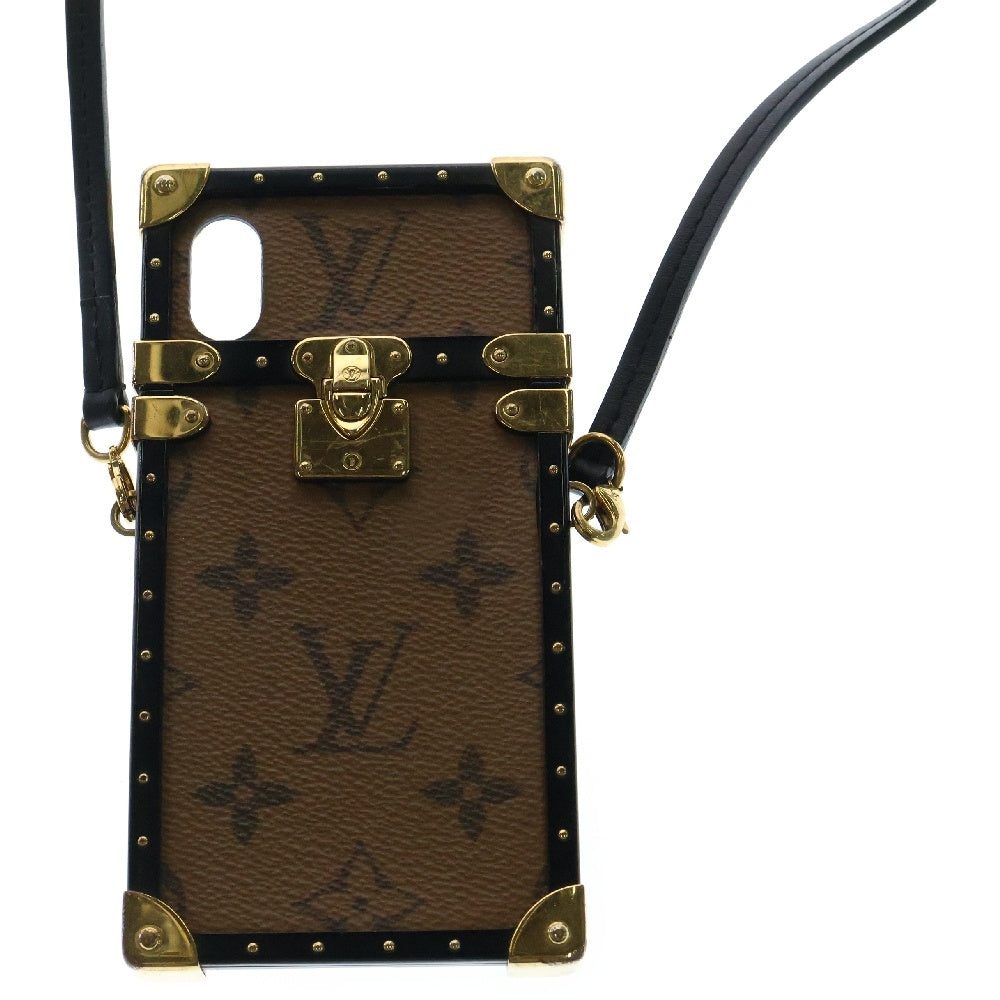 LOUIS VUITTON(ルイヴィトン) モノグラム アイ トランク iPhone X&XS アイフォンX フォリオ M62618 スマホケース ブラウン