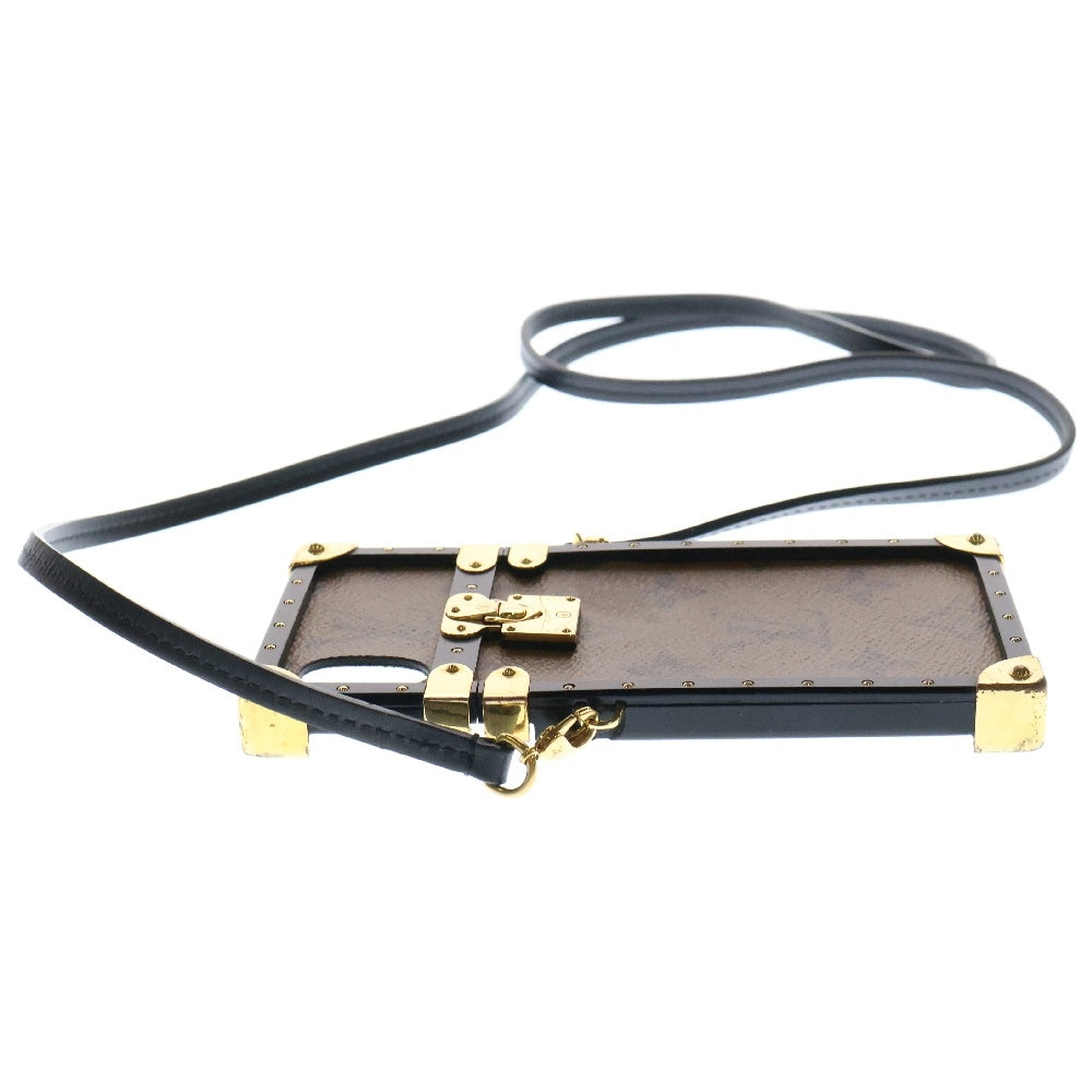 LOUIS VUITTON(ルイヴィトン) モノグラム アイ トランク iPhone X&XS アイフォンX フォリオ M62618 スマホケース ブラウン