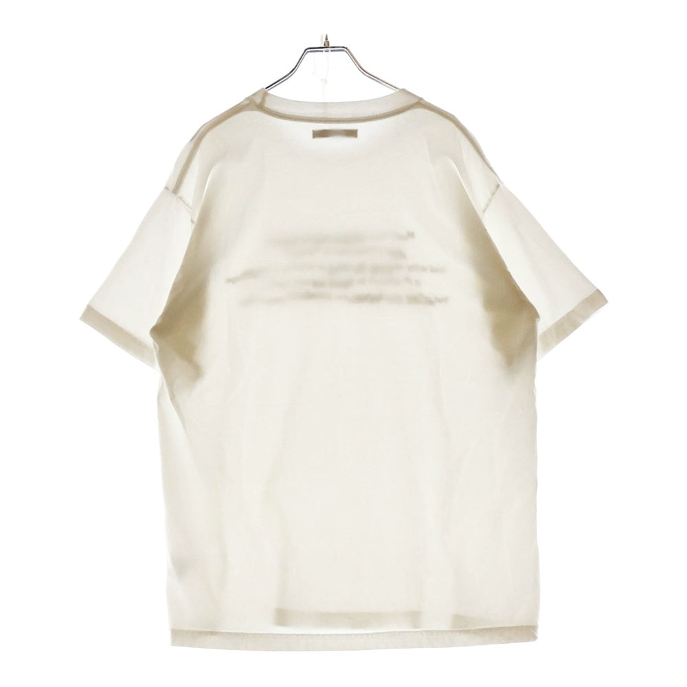 MINEDENIM(マインデニム) Lettered Print T-SH 2008-6001-00-L2 レタープリント 半袖Tシャツ ホワイト