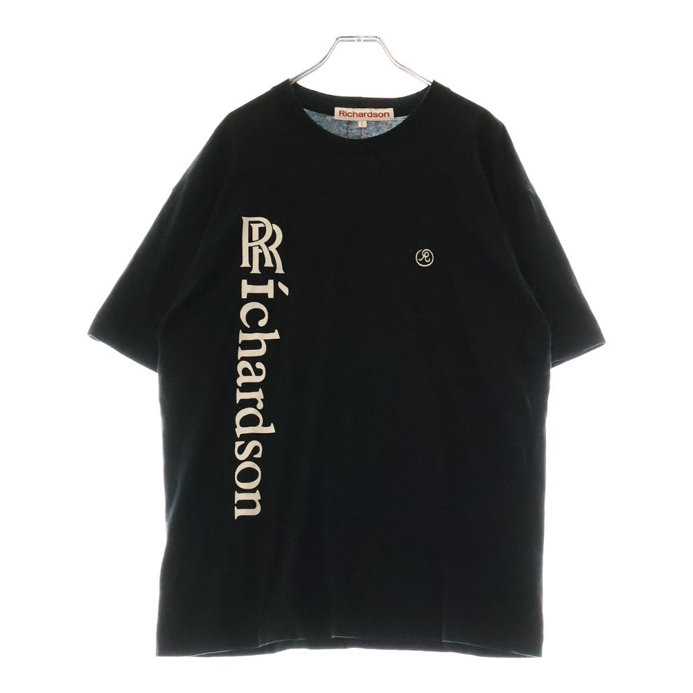 Richardson(リチャードソン) ロゴプリント 半袖クルーネックTシャツ ブラック RIM-10430-A