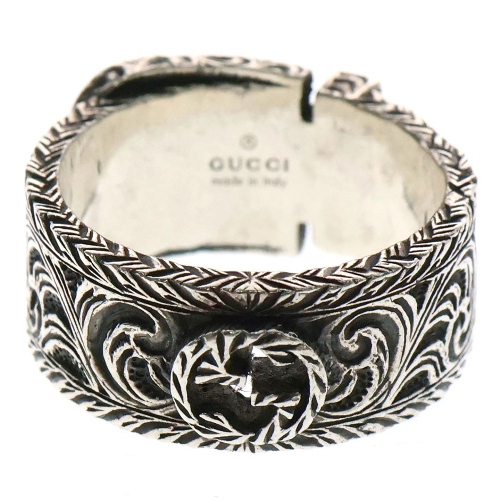 GUCCI(グッチ) インターロッキングG ガーデン アラベスク ベルトモチーフ シルバーリング