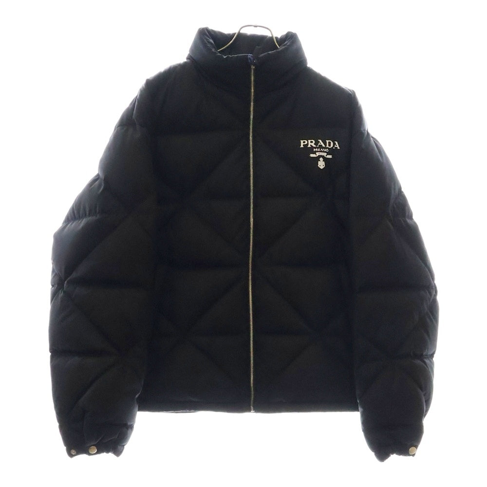 PRADA(プラダ) Re Nylon ロゴデザイン キルティング ダウンジャケット SGB803