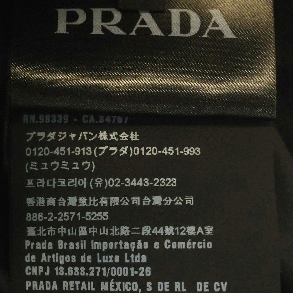 PRADA SPORT(プラダ スポーツ) Linea Rossa SGB574 ライトナイロン フーデッドパファー ダウンジャケット SGB574 グレー
