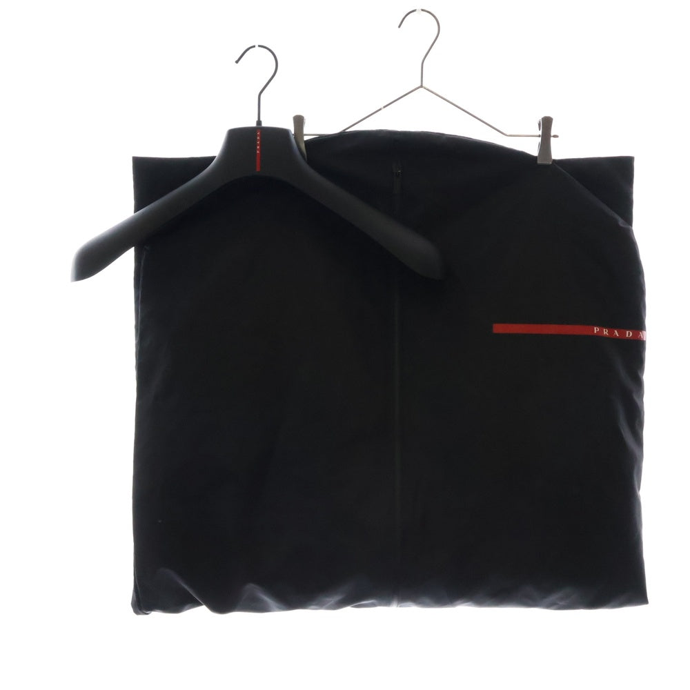 PRADA SPORT(プラダ スポーツ) Linea Rossa SGB574 ライトナイロン フーデッドパファー ダウンジャケット SGB574 グレー