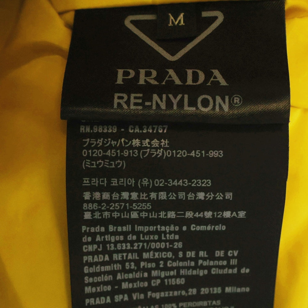 PRADA(プラダ) Re-Nylon Puffer Jacket SGC699 リナイロン トライアングルロゴ 三角プレート パファージャケット カーキ