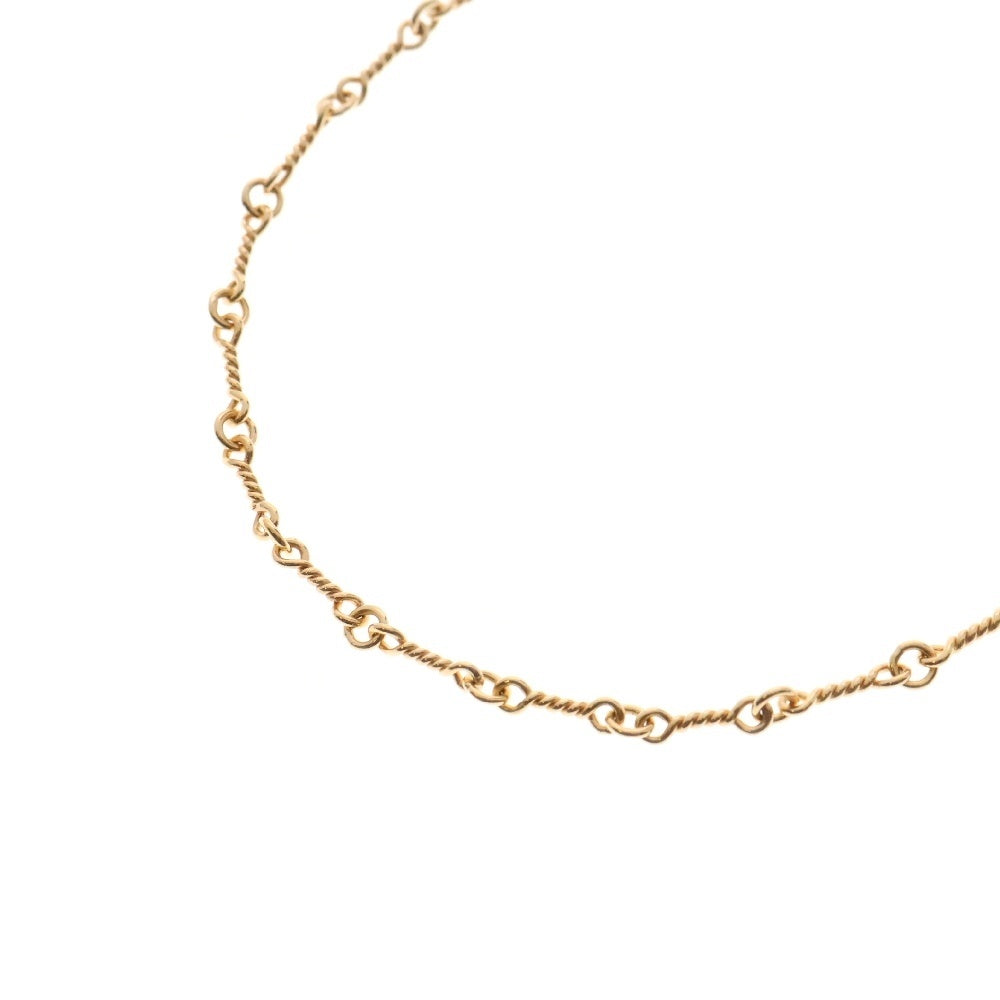 CHROME HEARTS(クロムハーツ) 22K NECKCHAIN T24 ツイストチェーンネックレス 24inch ゴールド