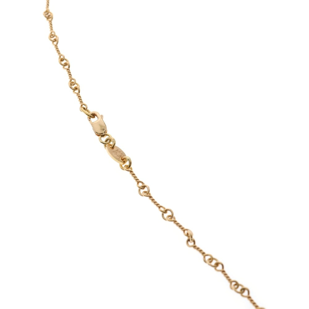 CHROME HEARTS(クロムハーツ) 22K NECKCHAIN T24 ツイストチェーンネックレス 24inch ゴールド