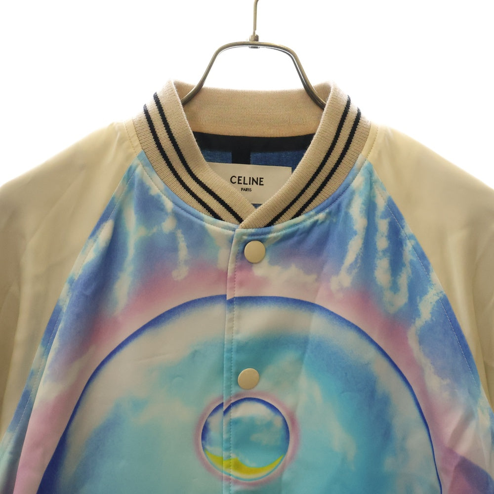 CELINE(セリーヌ) 22SS Teddy Jacket With Satin Artist Print サテンアーティストプリント テディジャケット 2V28H353Q マルチカラー