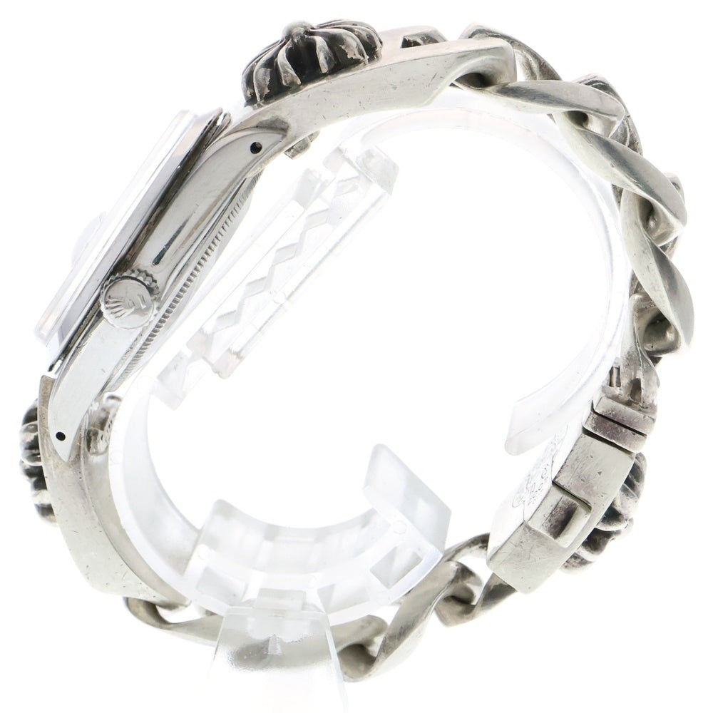 CHROME HEARTS(クロムハーツ) ×ROLEX OYSTER PERPETUAL オイスターパーペチュアル 1500 CHプラスクラシックリンクウォッチブレスレット シルバー