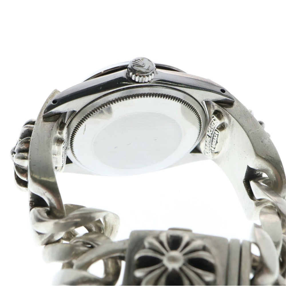 CHROME HEARTS(クロムハーツ) ×ROLEX OYSTER PERPETUAL オイスターパーペチュアル 1500 CHプラスクラシックリンクウォッチブレスレット シルバー