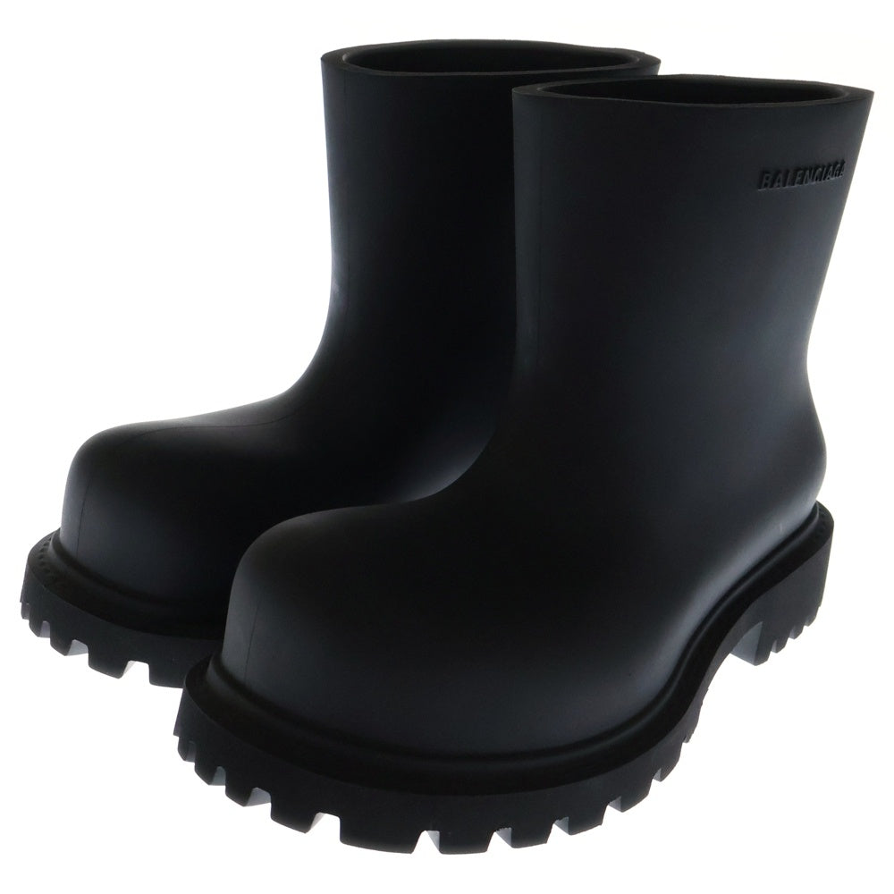 BALENCIAGA(バレンシアガ) 24SS 770589 STEROID BOOT ラバー ステロイドブーツ ハイカット ブラック