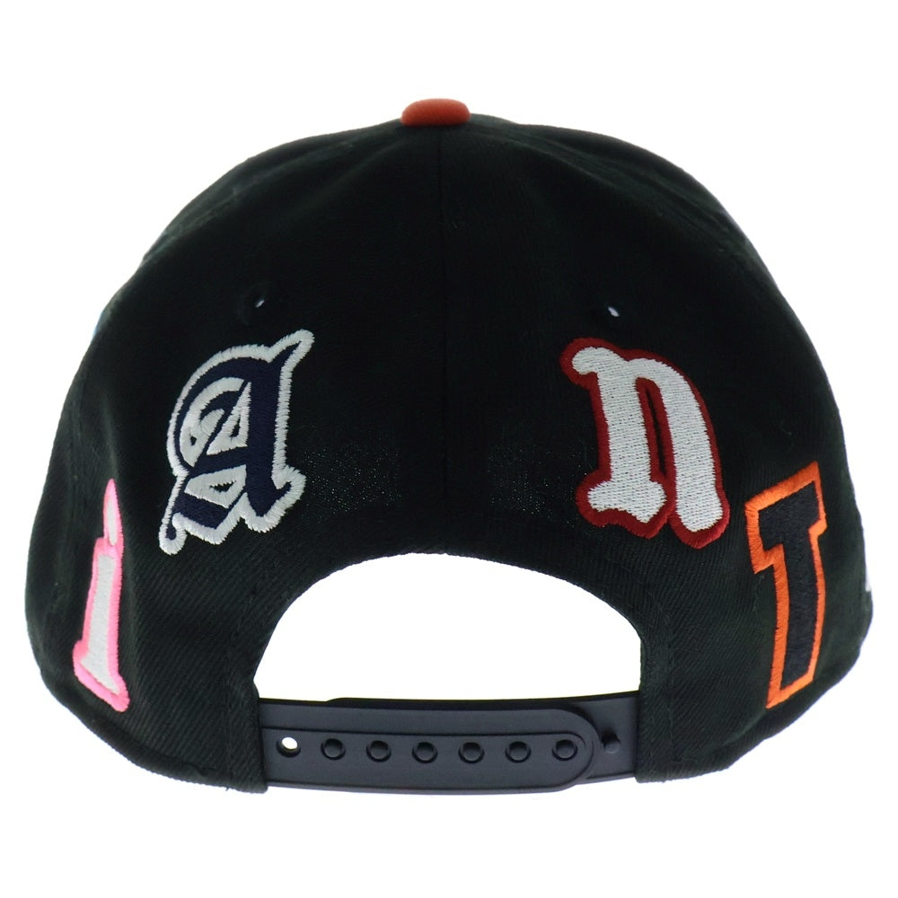 SAINT MICHAEL(セントマイケル) 25SS ×NEW ERA ×MLB GIANTS SNAPBACK ジャイアンツ スナップバック ワッペンロゴ キャップ 帽子 ブラック 14532342