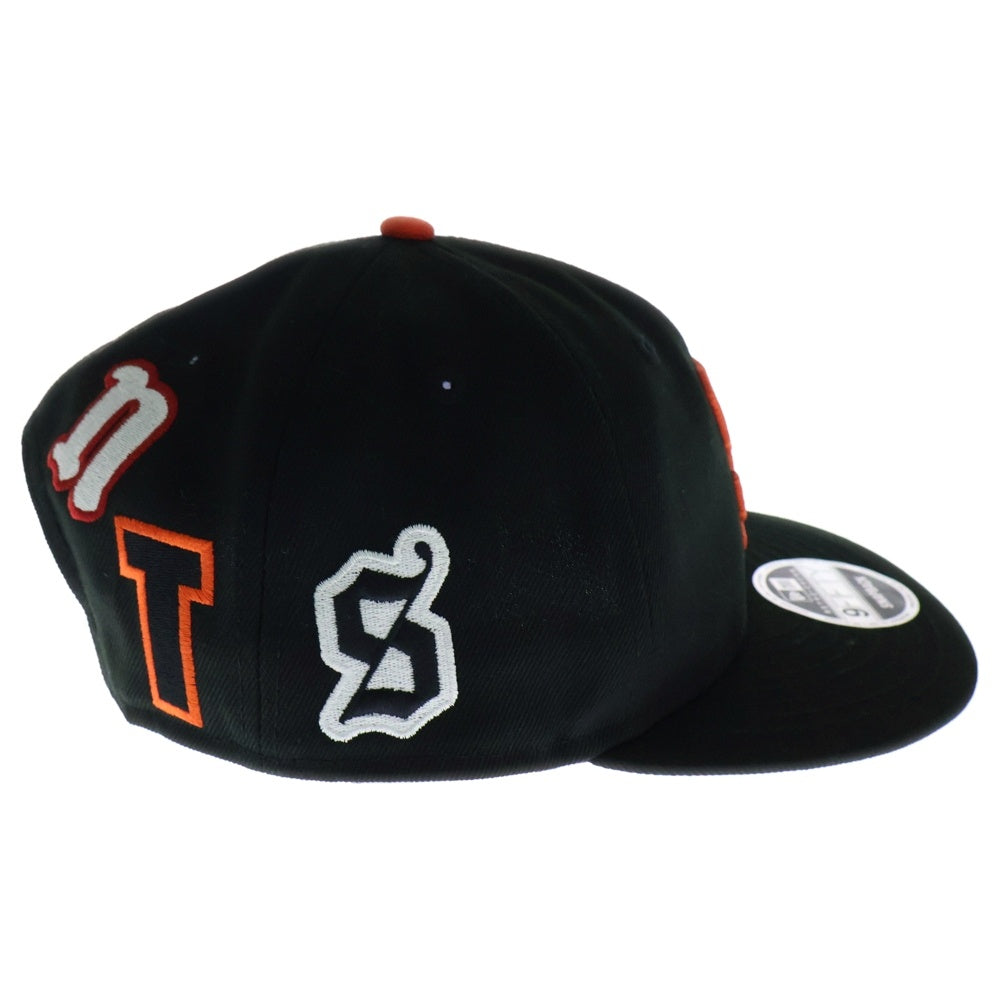 SAINT MICHAEL(セントマイケル) 25SS ×NEW ERA ×MLB GIANTS SNAPBACK ジャイアンツ スナップバック ワッペンロゴ キャップ 帽子 ブラック 14532342