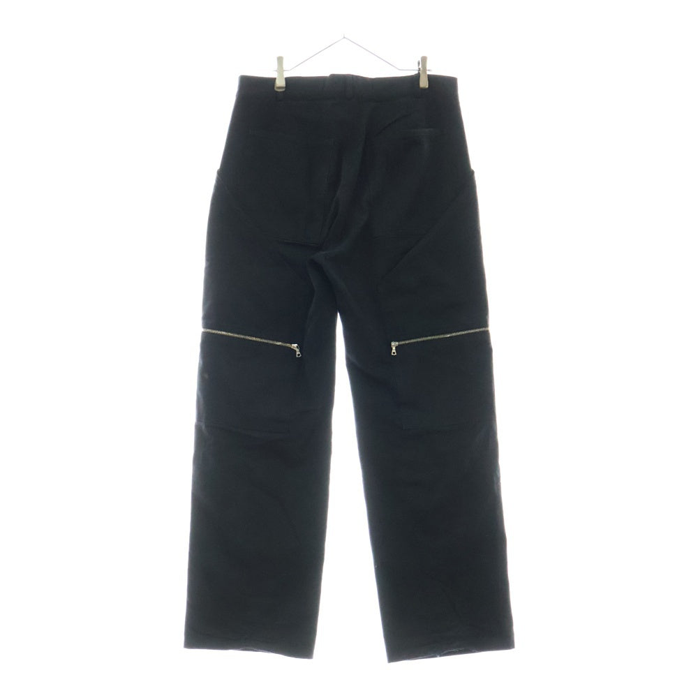cmmawear(コマウェア) Cargo Zip Pocket Pants ジップポケット カーゴパンツ ブラック