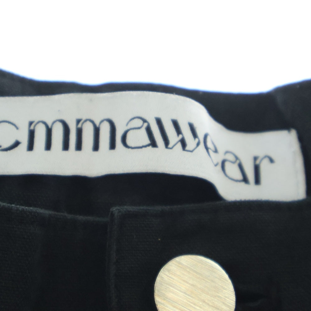 cmmawear(コマウェア) Cargo Zip Pocket Pants ジップポケット カーゴパンツ ブラック