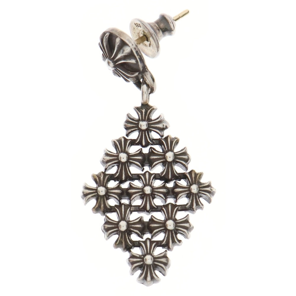 CHROME HEARTS(クロムハーツ) DRP CHN MAIL PLS ドロップ チェーンメイルプラス ピアス シルバー