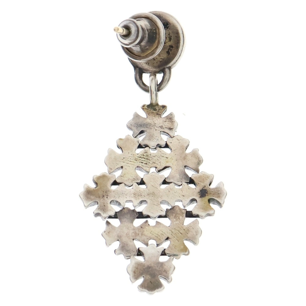 CHROME HEARTS(クロムハーツ) DRP CHN MAIL PLS ドロップ チェーンメイルプラス ピアス シルバー