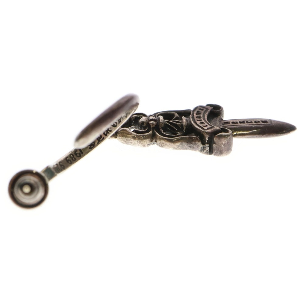 CHROME HEARTS(クロムハーツ) No5 DAGGER #5 ダガーフープ ピアス シルバー BCA106