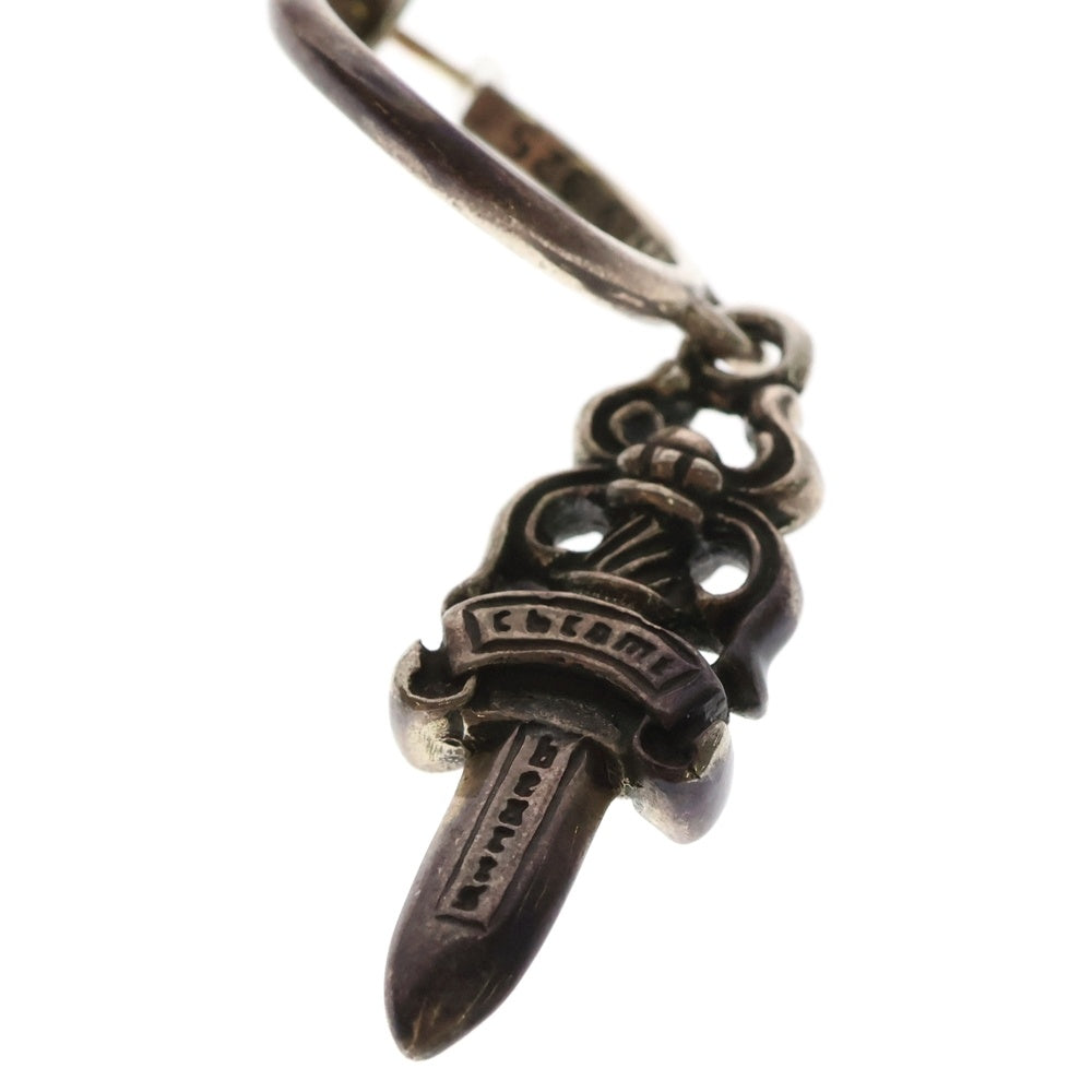 CHROME HEARTS(クロムハーツ) No5 DAGGER #5 ダガーフープ ピアス シルバー BCA106