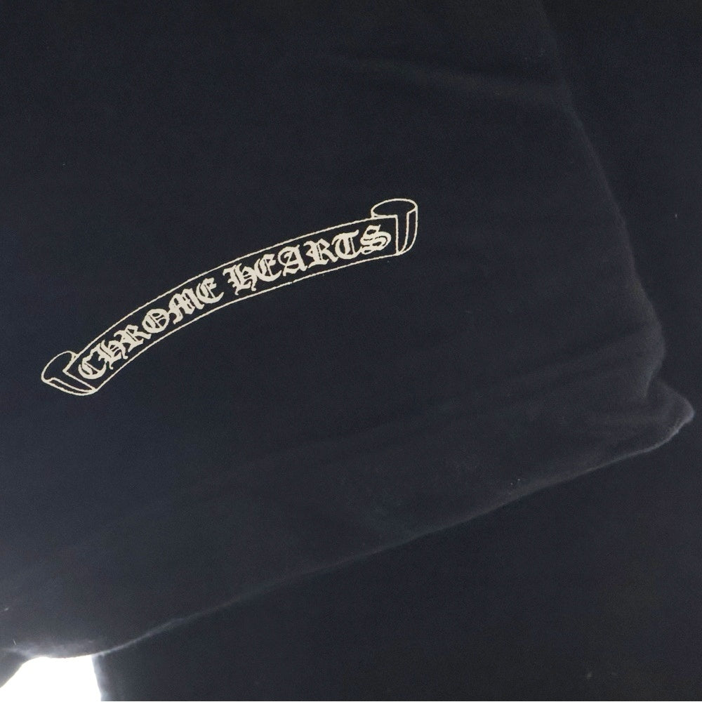 CHROME HEARTS(クロムハーツ) ×KYOSUKE HIMURO OLD Dagger Sweat pants オールド 氷室京介 ダガープリント ロゴ スウェットパンツ ブラック レディース