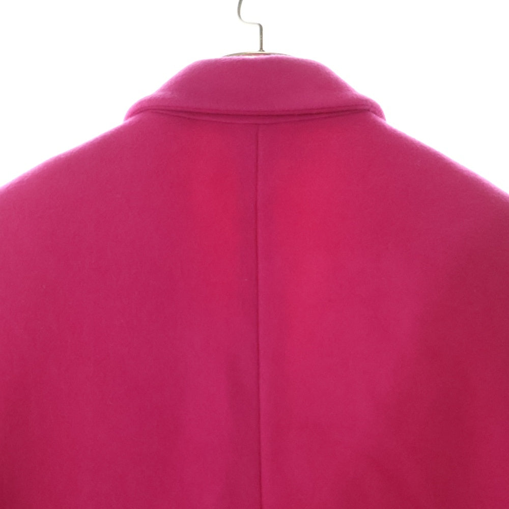 AMIRI(アミリ) Long Wool Coat PS23WOL002-886 ロングウールコート ピンク エンブレムピン